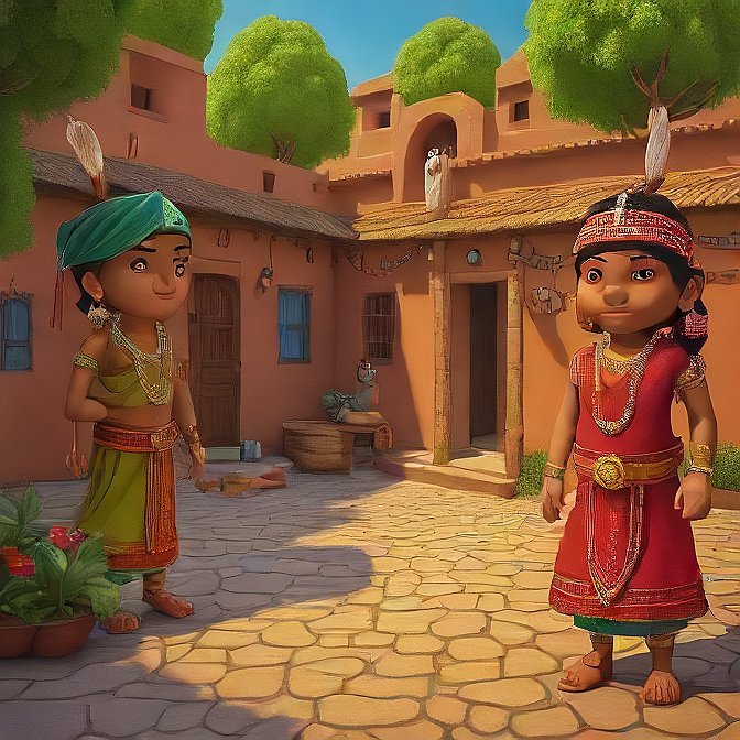 3D cartoon character art